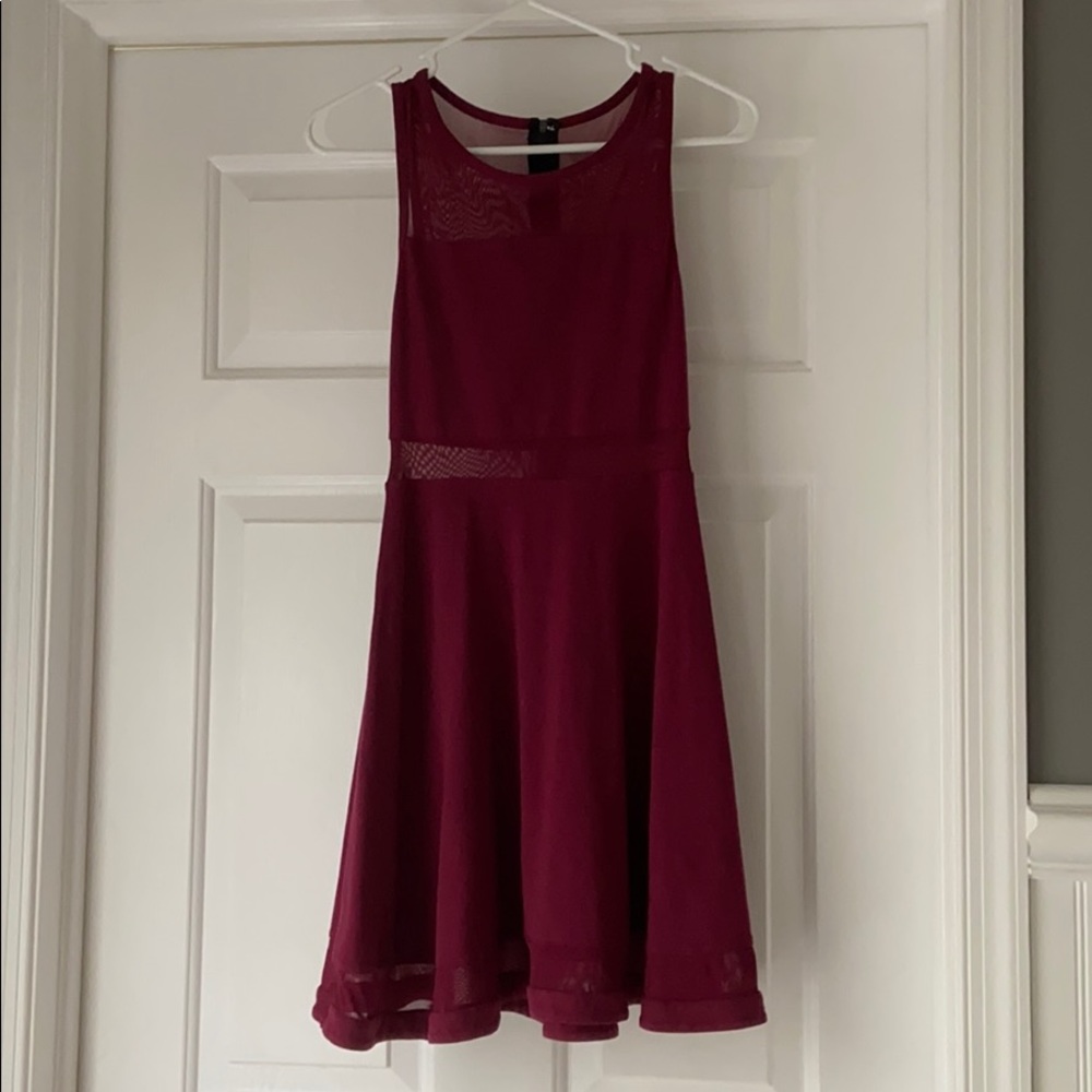 Express Maroon Dress